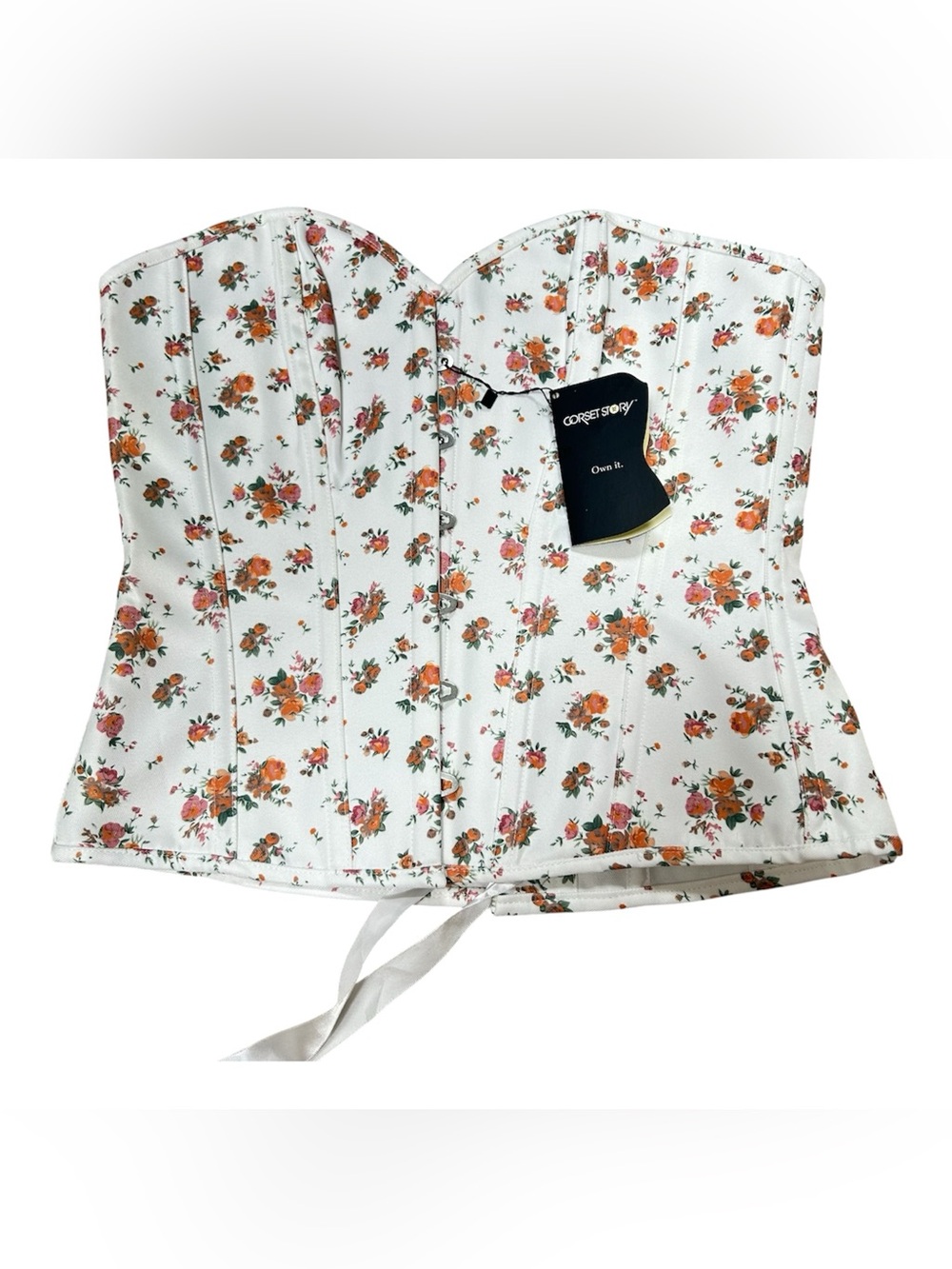 Corset Story Floral Ribbon Corset Womens UK 16 New Cottage Core
New with tags